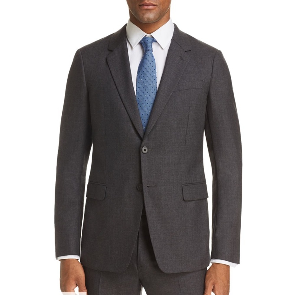 Theory Wellar Gray Sharkskin Jacket